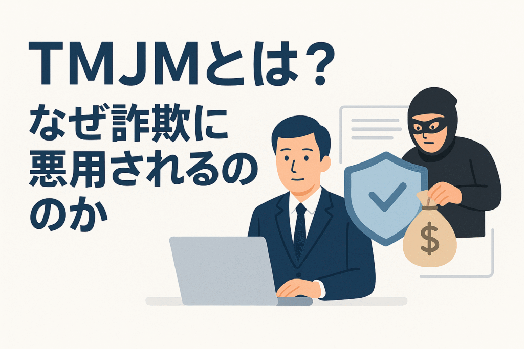 TMJMとは？なぜ詐欺に悪用されるのか