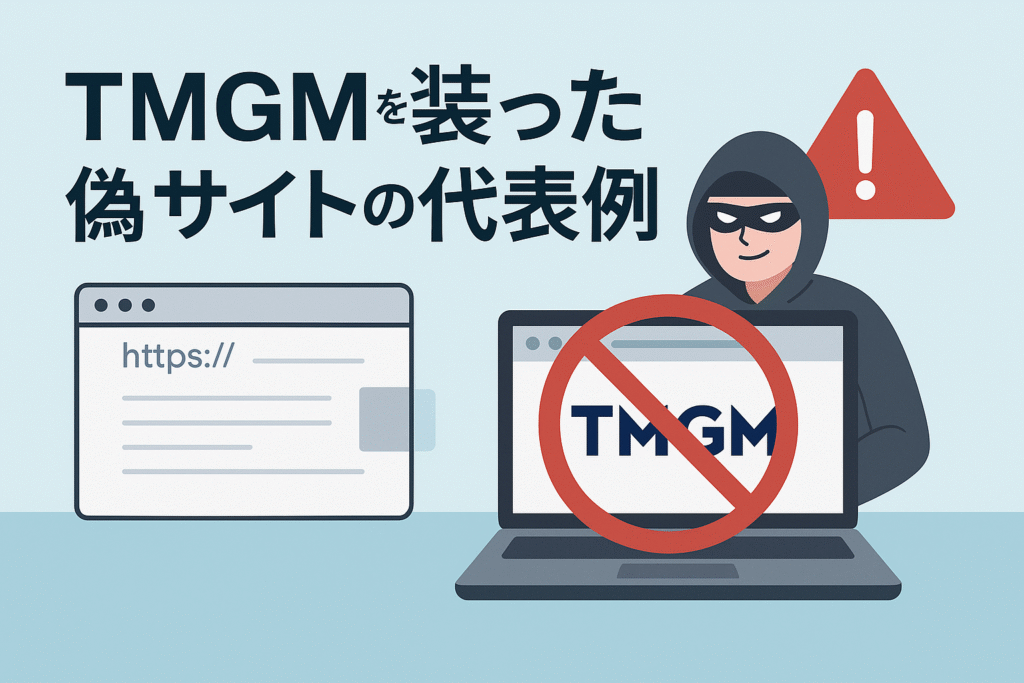 TMGMを装った偽サイトの代表例