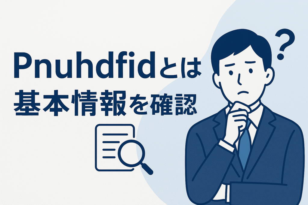 Pnuhdfidとは？基本情報を確認