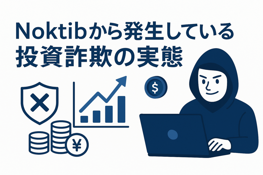 Noktib から発生している投資詐欺の実態