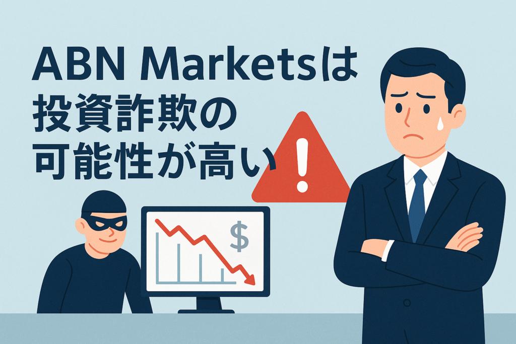ABN Marketsは投資詐欺の可能性が高い