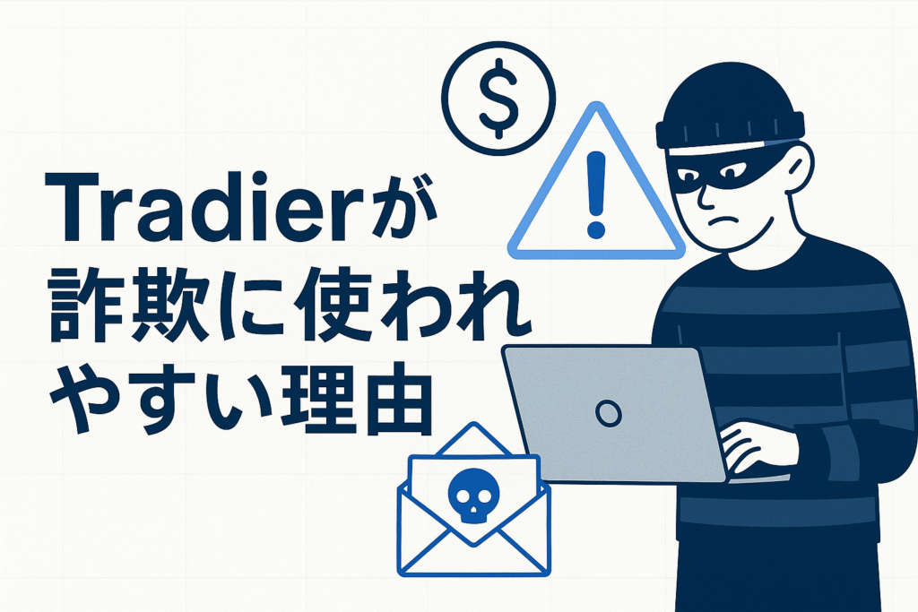 Tradierが詐欺に使われやすい理由
