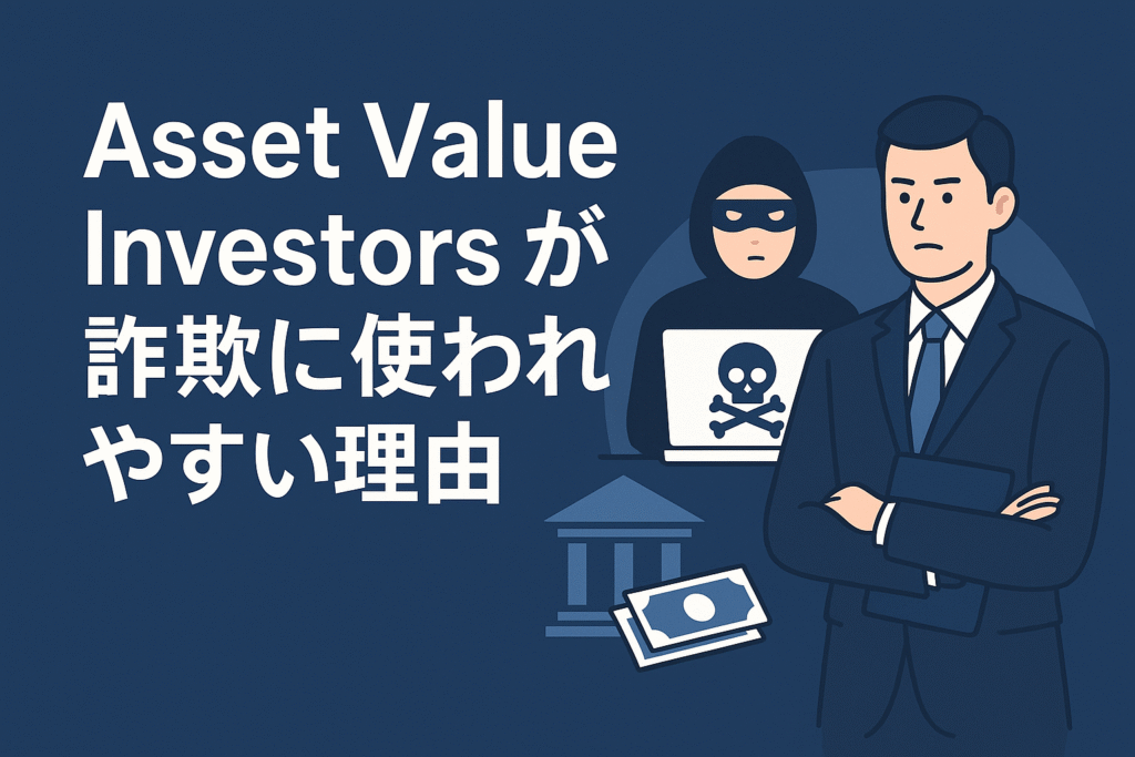 Asset Value Investorsが詐欺に使われやすい理由