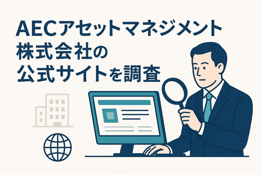 AECアセットマネジメント株式会社の公式サイトを調査