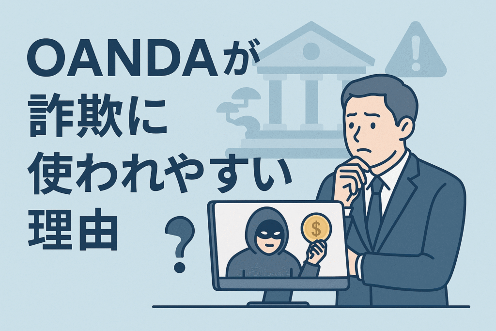 OANDAが詐欺に使われやすい理由