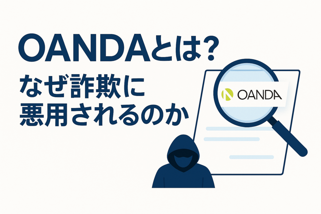 OANDAとは?なぜ詐欺に悪用されるのか
