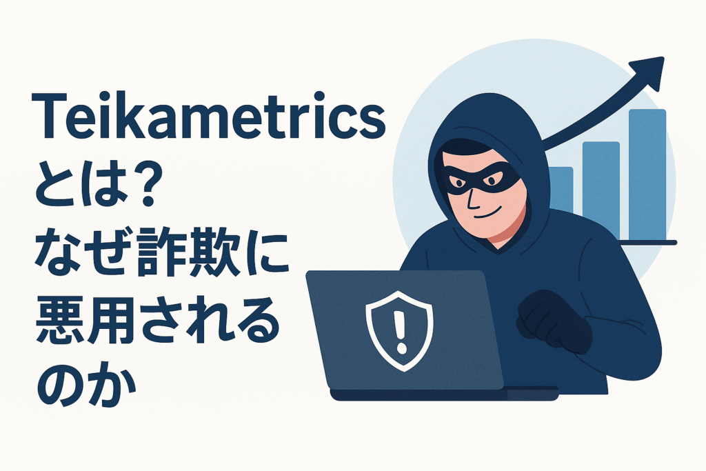 Teikametricsとは?なぜ詐欺に悪用されるのか