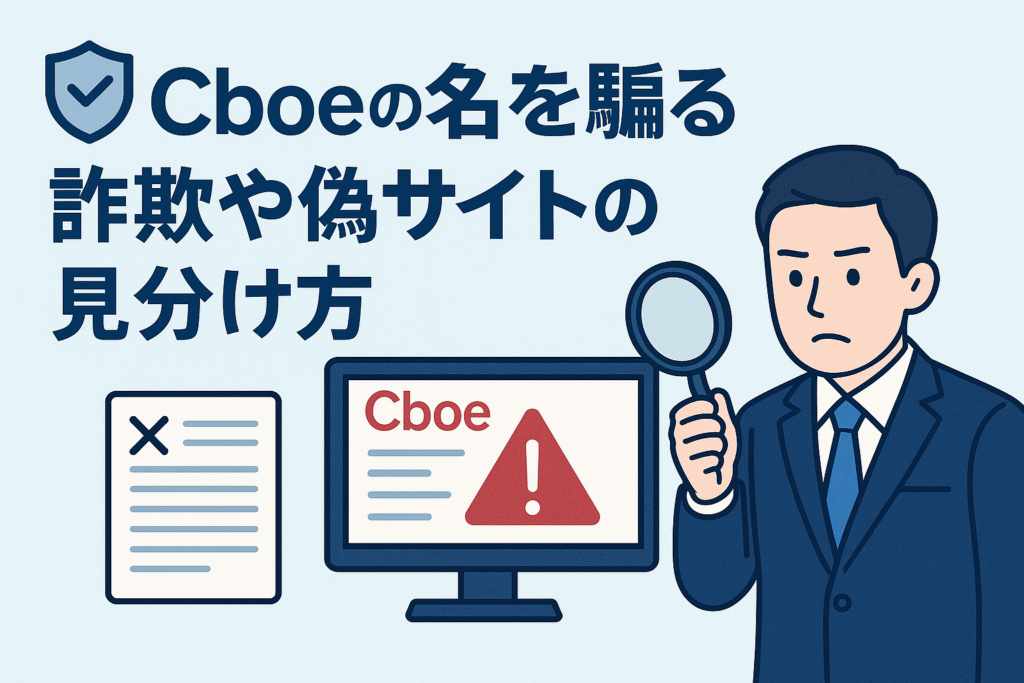 Cboeの名を騙る詐欺や偽サイトの見分け方