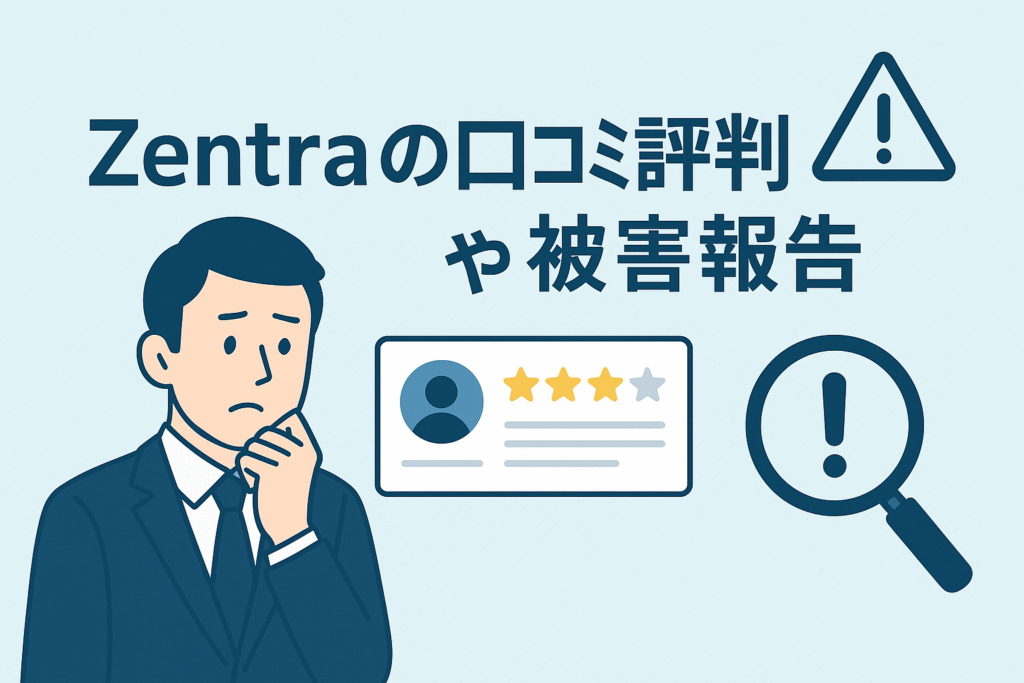 Zentraの口コミ評判や被害報告