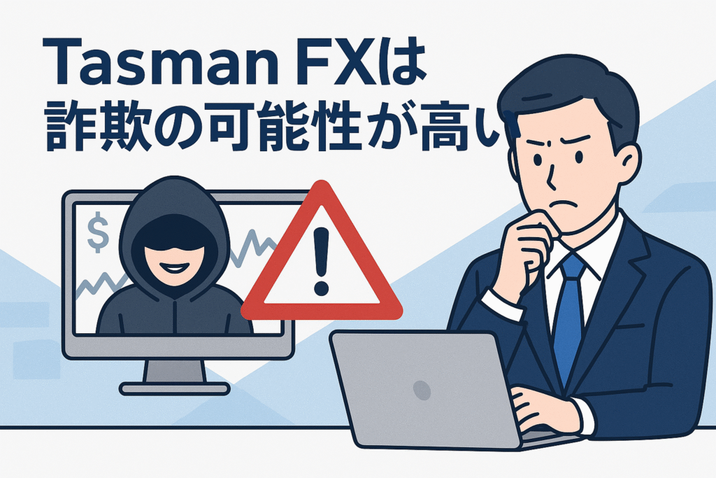 Tasman FXは詐欺の可能性が高い