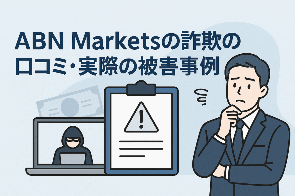 ABN Marketsの詐欺の口コミ・実際の被害事例