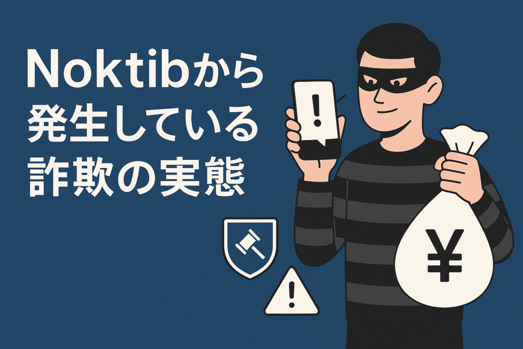 Noktibから発生している詐欺の実態