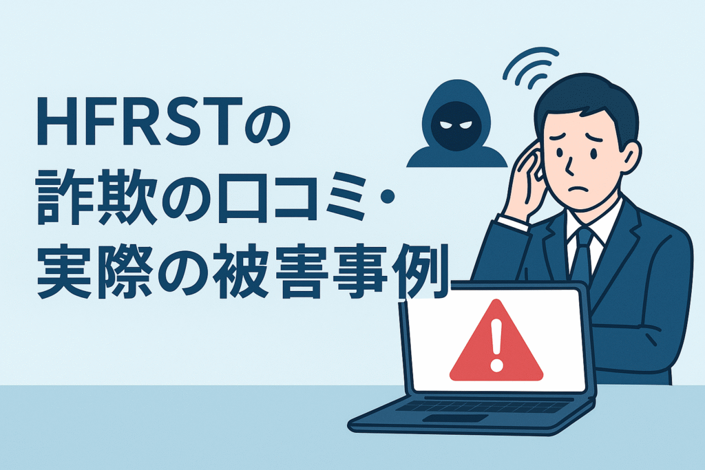 HFRSTの詐欺の口コミ・実際の被害事例