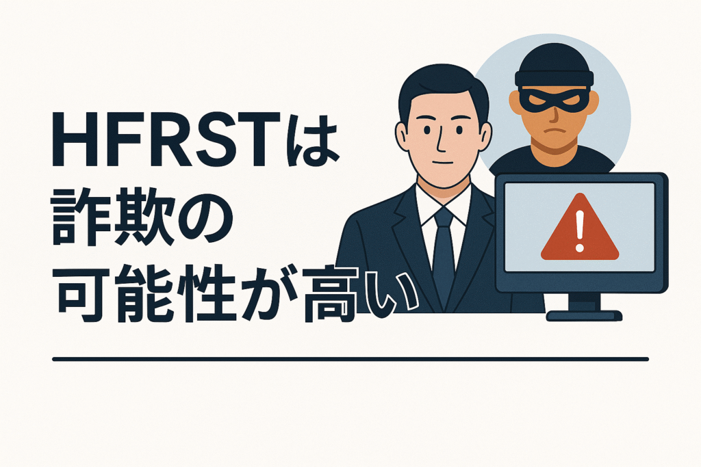 HFRSTは詐欺の可能性が高い