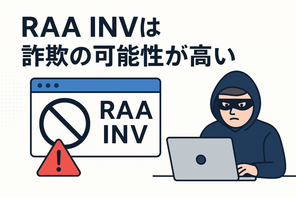 RAA INVは詐欺の可能性が高い