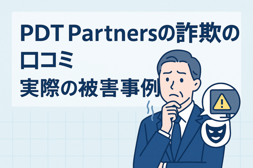 PDT Partnersの詐欺の口コミ・実際の被害事例