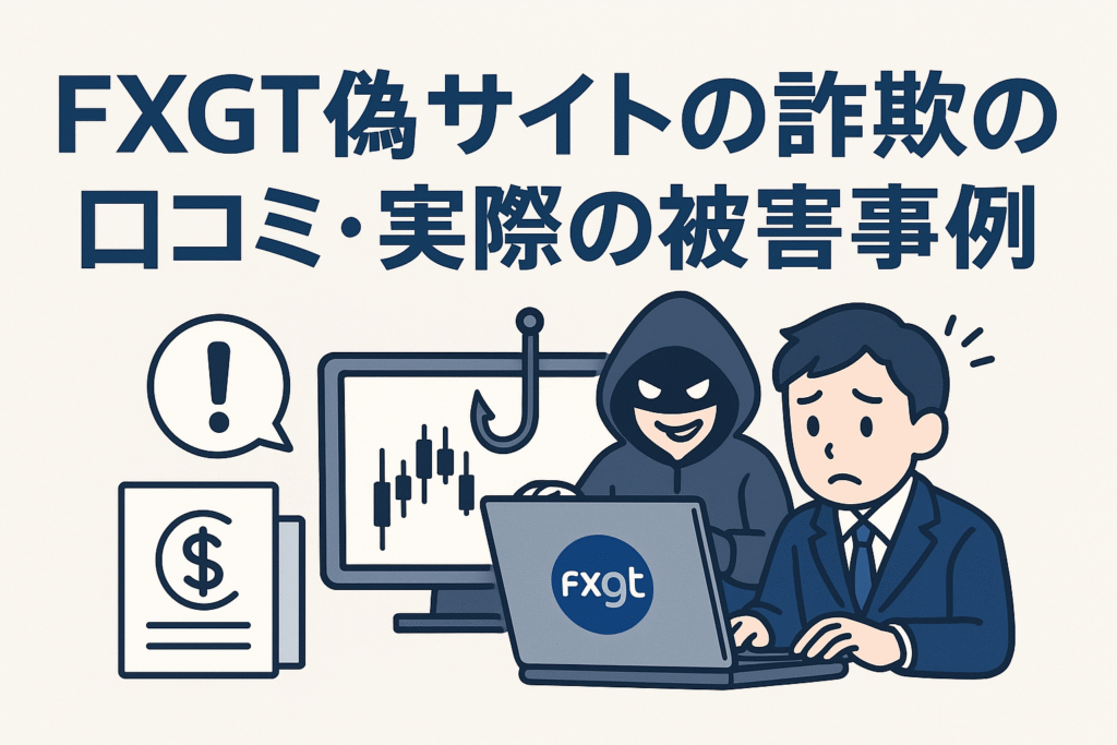 FXGT偽サイトの詐欺の口コミ・実際の被害事例