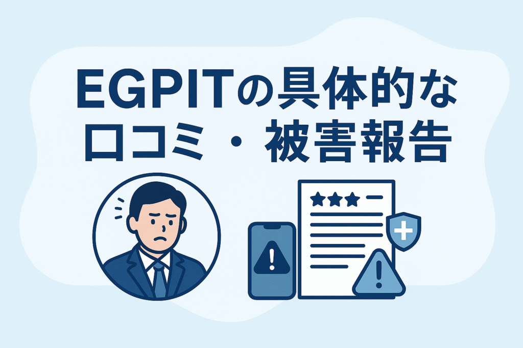 EGPITの具体的な口コミ・被害報告