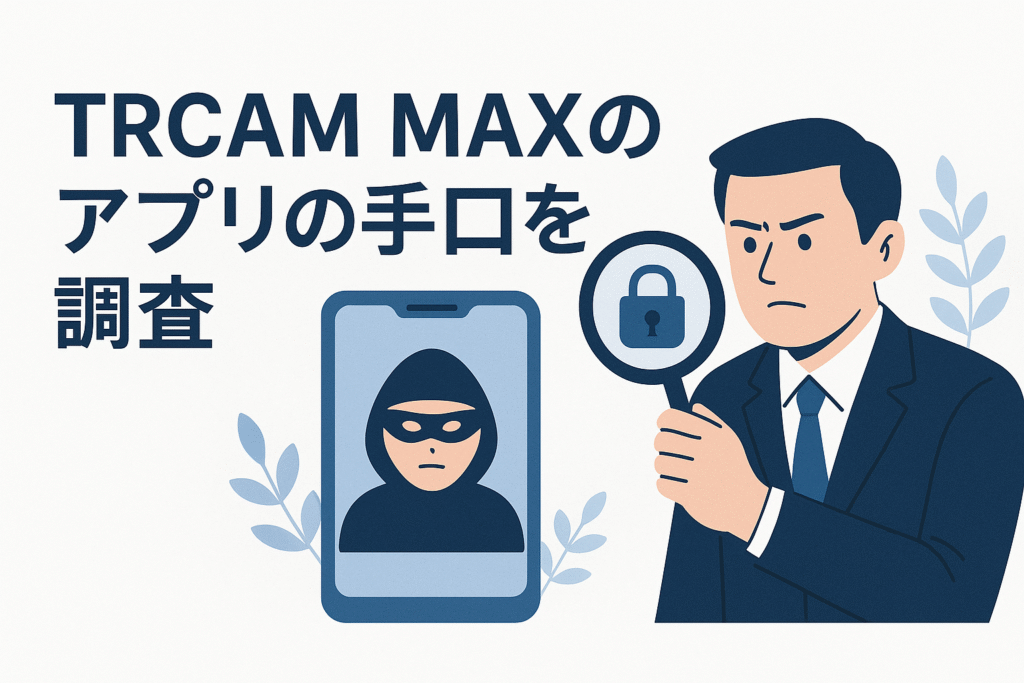 TRCAM MAXのアプリの手口を調査