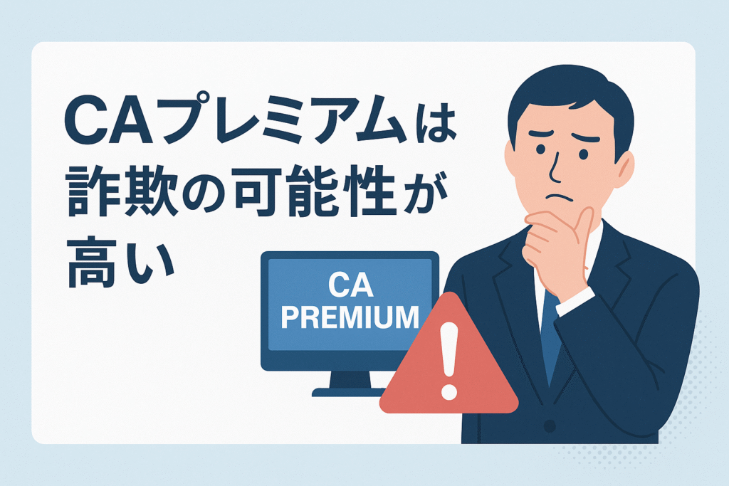 CAプレミアムは詐欺の可能性が高い