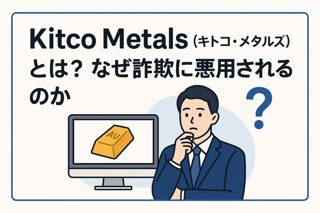 Kitco Metals（キトコ・メタルズ）とは？なぜ詐欺に悪用されるのか
