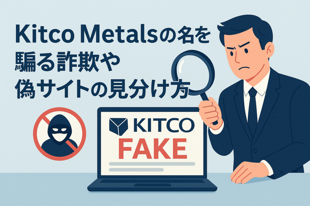 Kitco Metalsの名を騙る詐欺や偽サイトの見分け方