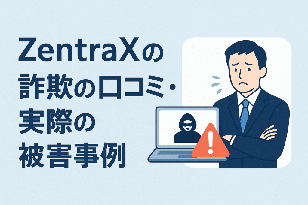 ZentraXの詐欺の口コミ・実際の被害事例