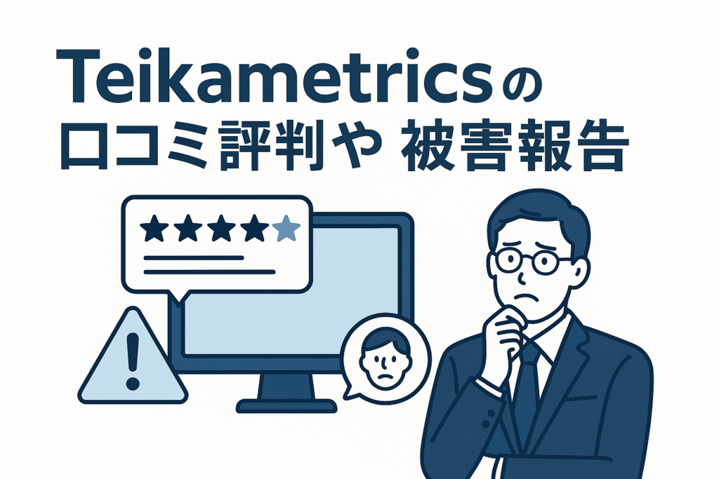 Teikametricsの口コミ評判や被害報告