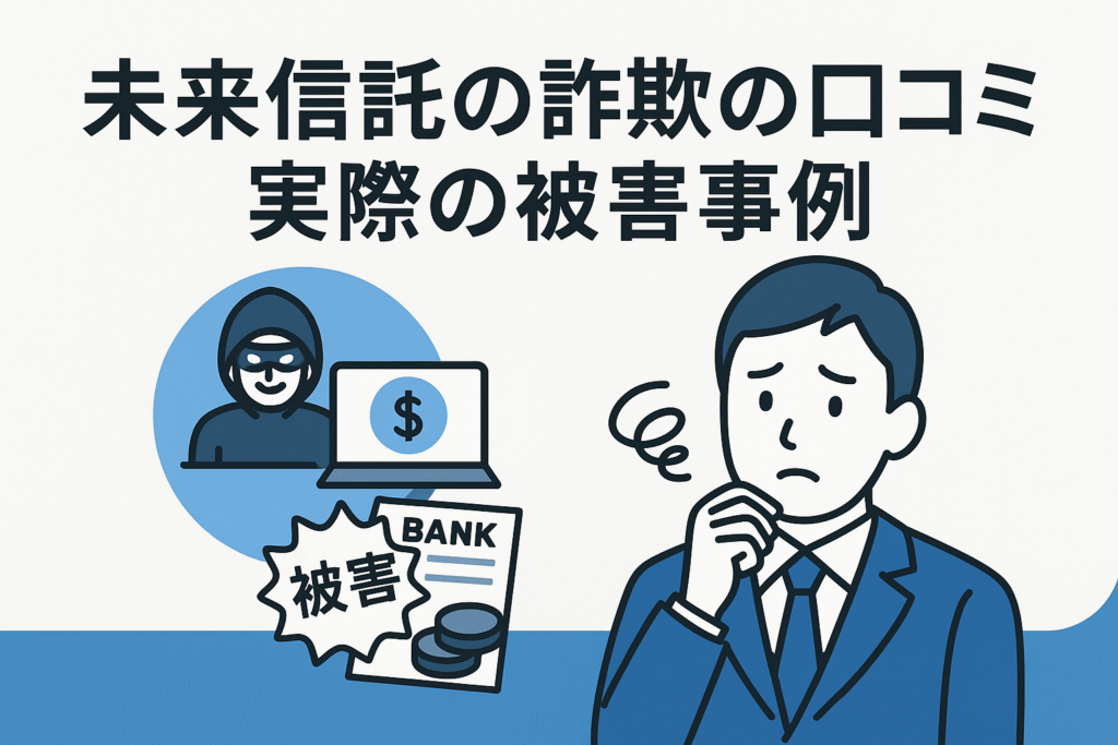 未来信託の詐欺の口コミ・実際の被害事例