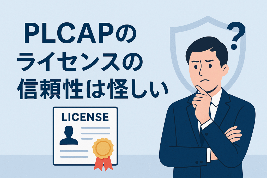 PLCAPのライセンスの信頼性は怪しい