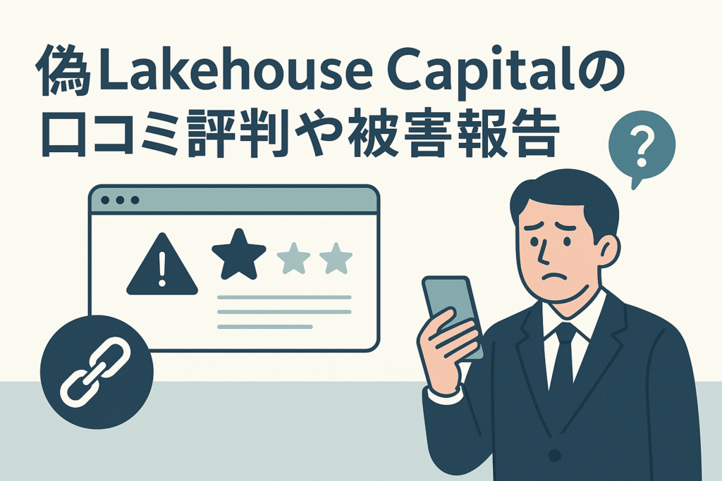 偽Lakehouse Capitalの口コミ評判や被害報告