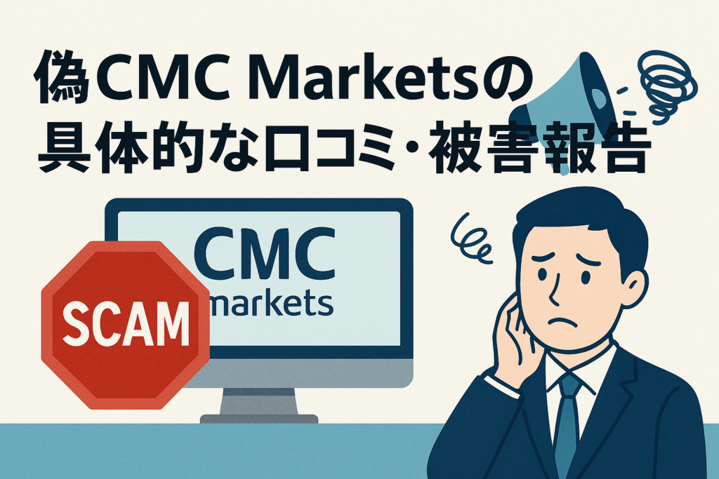 偽CMC Marketsの具体的な口コミ・被害報告
