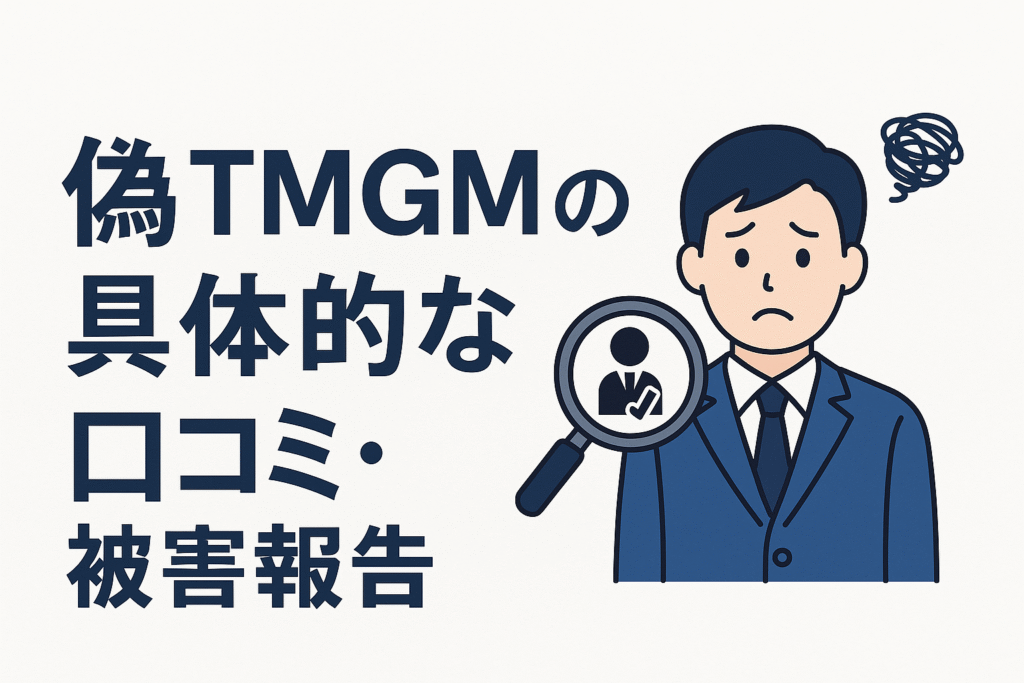 偽TMGMの具体的な口コミ・被害報告