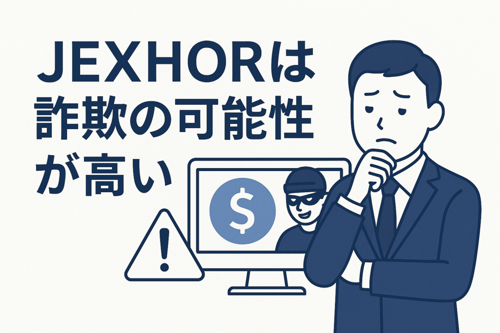 JEXHORは詐欺の可能性が高い