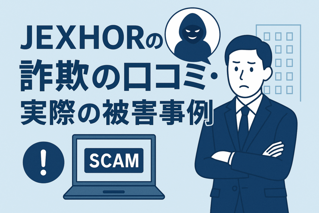 JEXHORの詐欺の口コミ・実際の被害事例