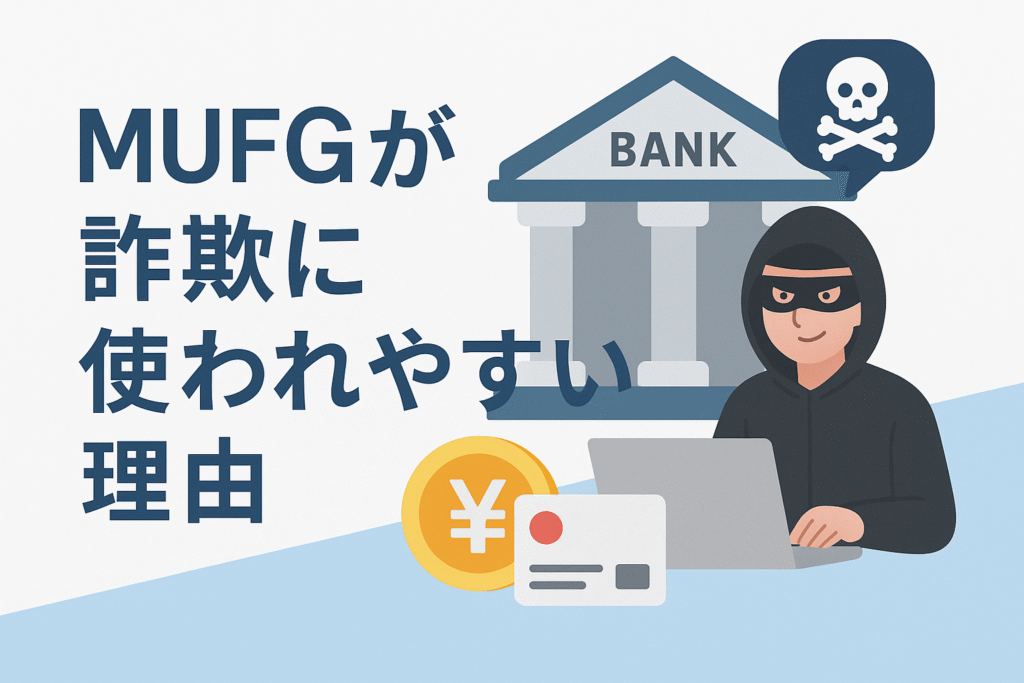 MUFGが詐欺に使われやすい理由