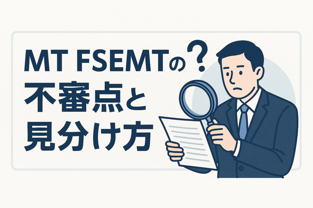 MT FSEMTの不審点と見分け方