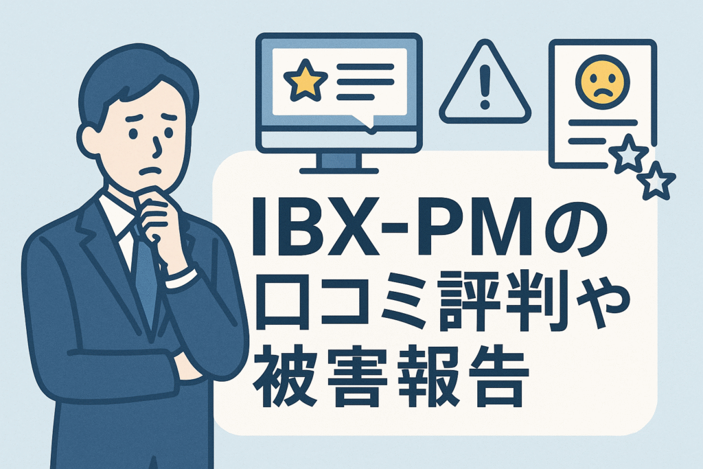 IBX-PMの口コミ評判や被害報告