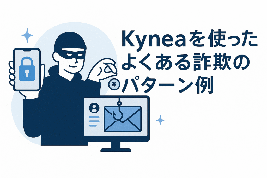 Kyneaを使ったよくある詐欺のパターン例