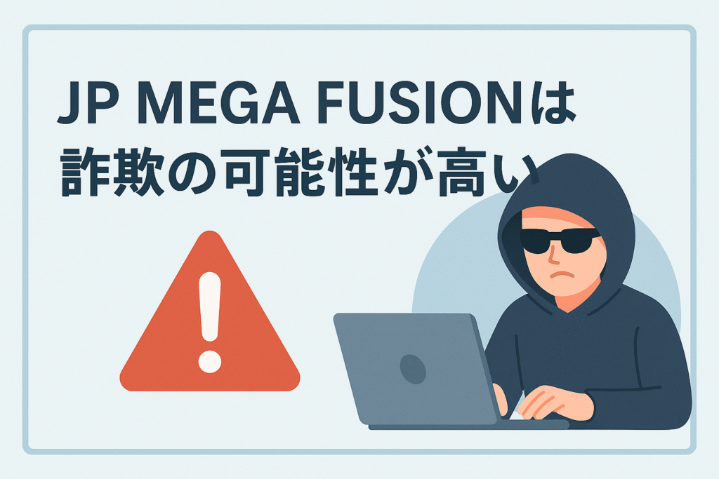 JP MEGA FUSIONは詐欺の可能性が高い