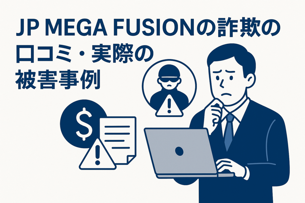 JP MEGA FUSIONの詐欺の口コミ・実際の被害事例