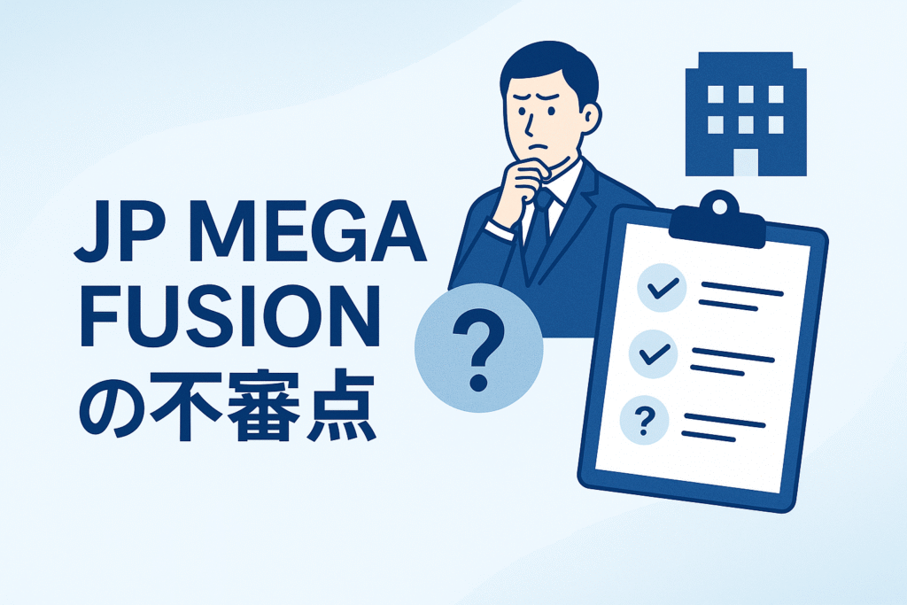 JP MEGA FUSIONの不審点