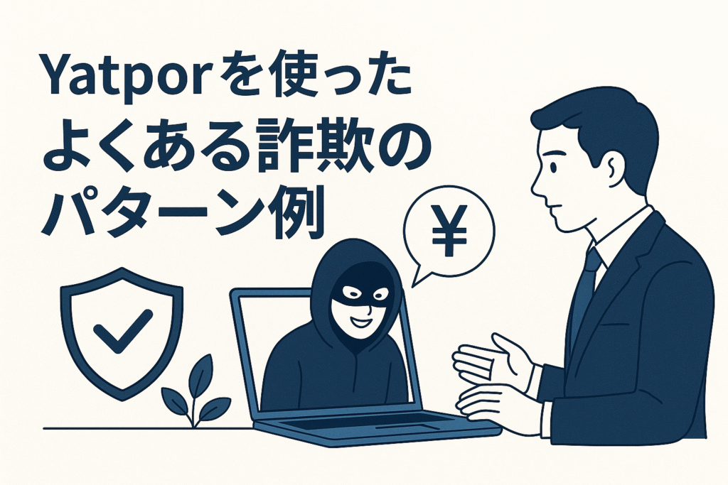 Yatporを使ったよくある詐欺のパターン例