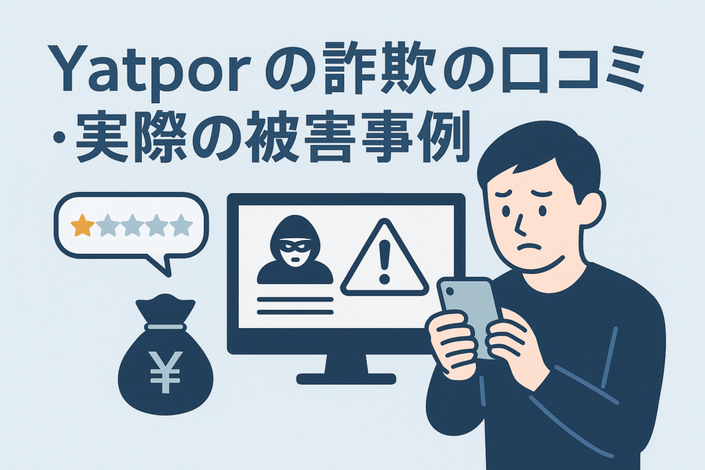 Yatporの詐欺の口コミ・実際の被害事例
