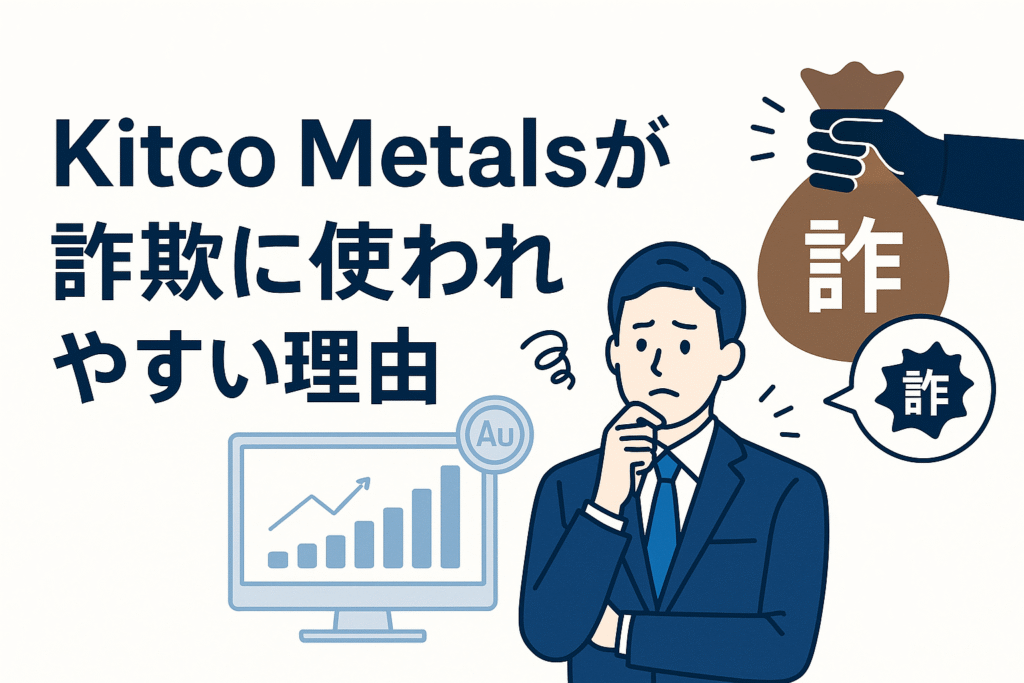 Kitco Metalsが詐欺に使われやすい理由