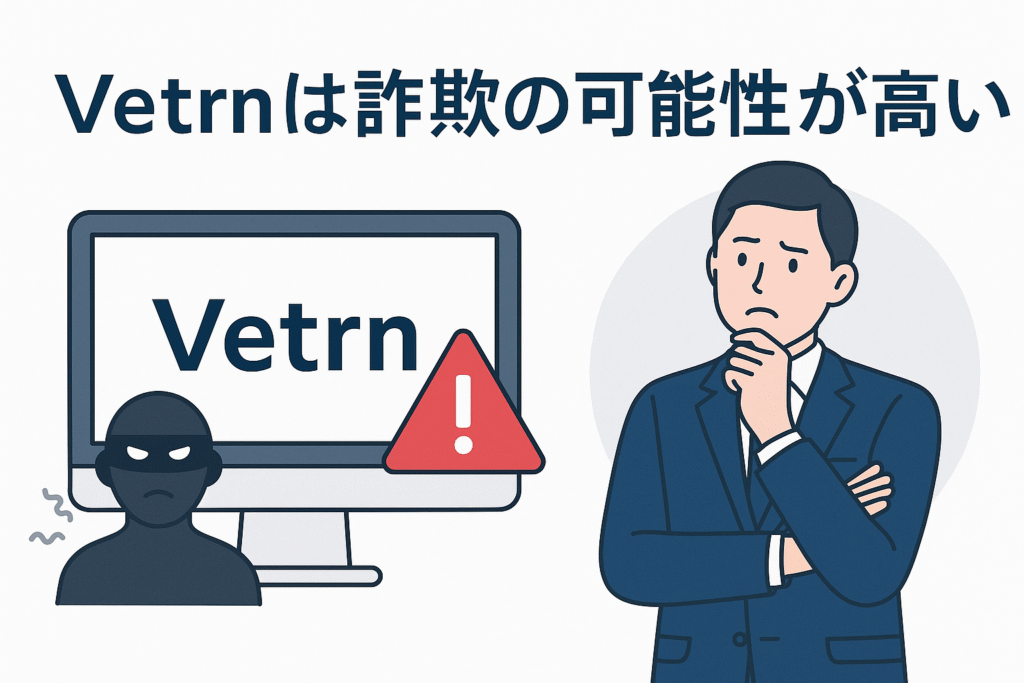 Vetrnは詐欺の可能性が高い