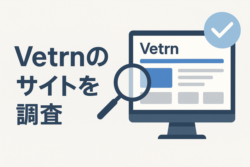 Vetrnのサイトを調査