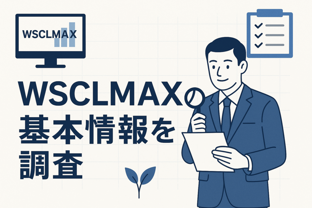 WSCLMAXの基本情報を調査