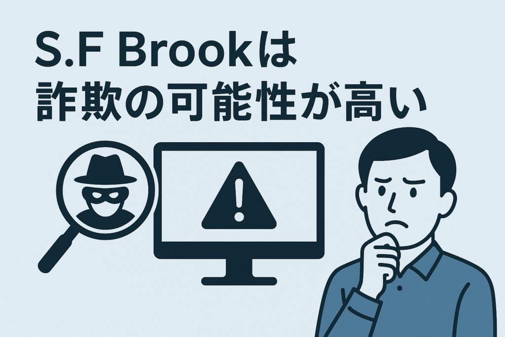 S.F Brookは詐欺の可能性が高い