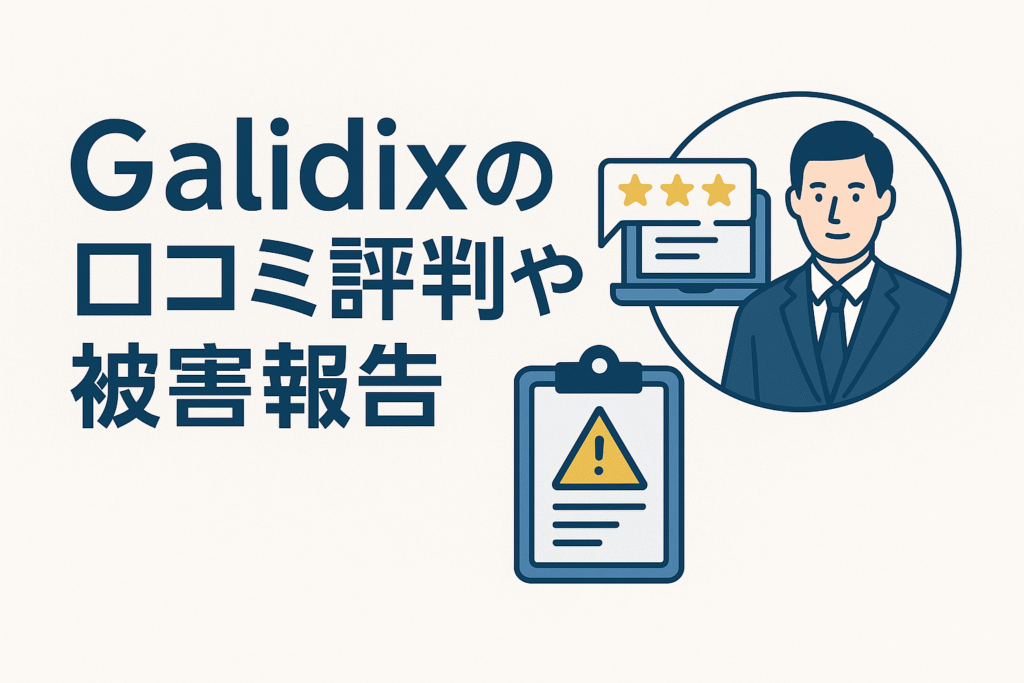 Galidixの口コミ評判や被害報告
